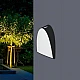 كشاف بوابة جداري خارجي أسود 20 واط إضاءة بيضاء LED