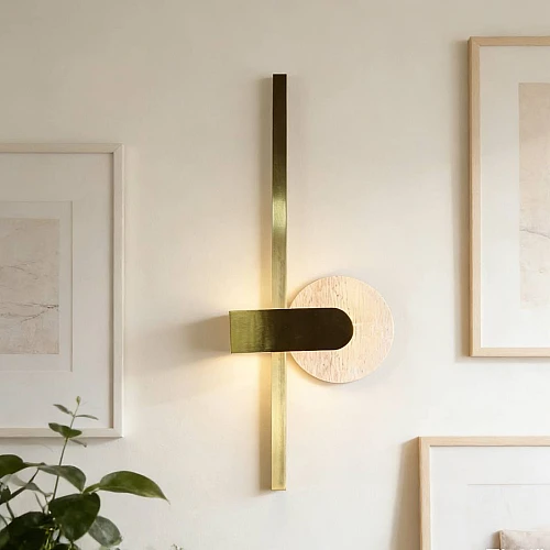 إضاءة ابليك حائط مودرن زيتي لون الانارة 3 اضاءات واط 18 مقاس 600 ملم