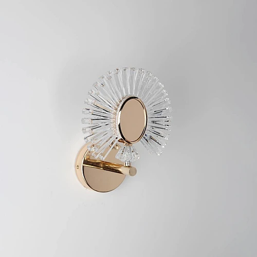 إضاءة راديانت جدارية مودرن ذهبي لون الانارة 3 اضاءات 3 واط ممتازة