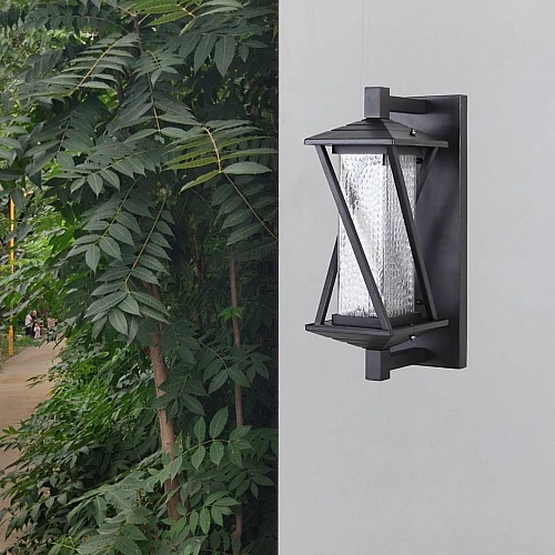 فانوس حائط جداري خارجي اسود