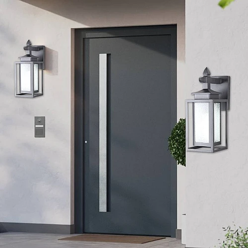 فانوس جداري خارجي اسود E27