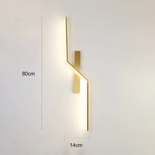  صورة منتج إضاءة جدارية لون الشكل ذهبي إنارة جدارية متعددة الألوان ( شمسي + اصفر + ابيض ) تصميم فاخر وراقي 20 واط قطر 80 سم موديل WA/C5182/800/CR+3CO