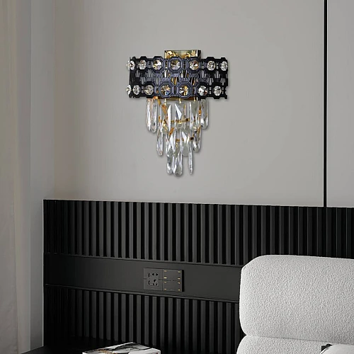 ابليك مودرن اسود + ذهبي E14*2