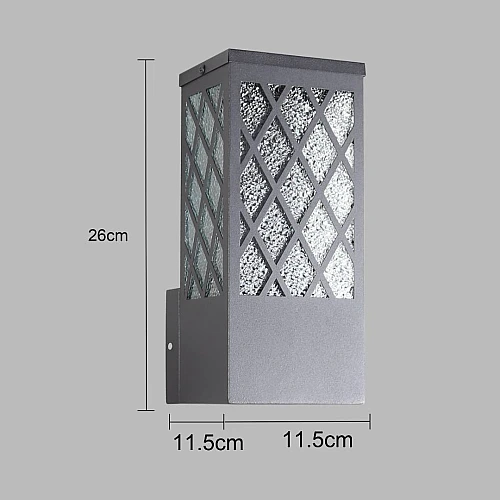 فانوس جداري خارجي اسود E27