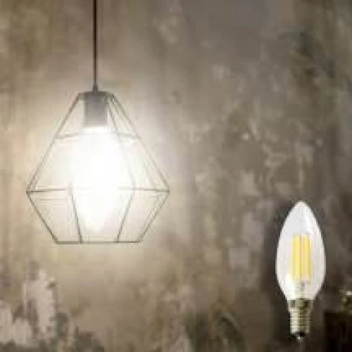  صورة منتج لمبة بلحة لون الانارة أصفر 4 وا ط E14 عيدان موديل HU1949/4W/E14/WW