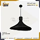 علاقي قش اسود E27*1L قطر 60 سم