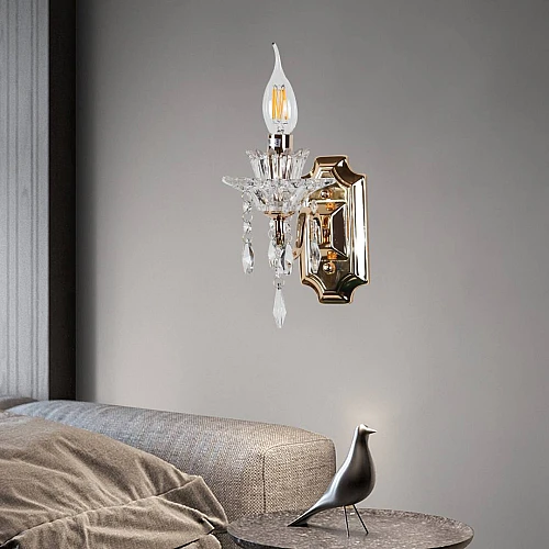 ابليك مودرن ذهبي + فضي E14*1