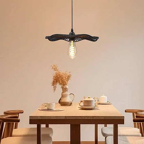 علاقي خيزران اسود E27*1L قطر 350 ملم