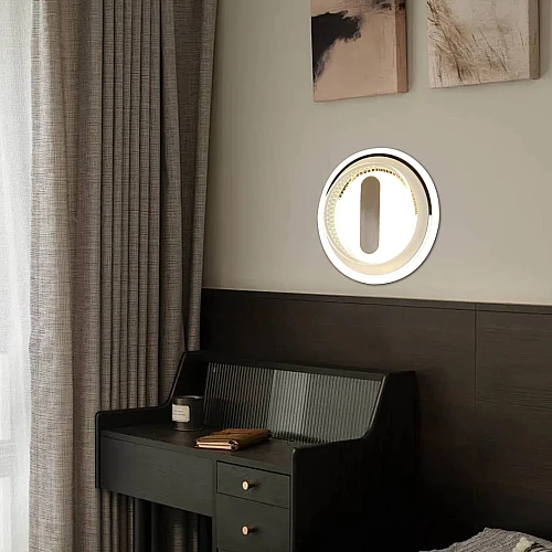 ابليك مودرن ابيض لون الانارة 3اضاءات واط 12