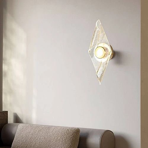 إضاءة ابليك حائط مودرن ذهبي لون الانارة 3 اضاءات واط 5