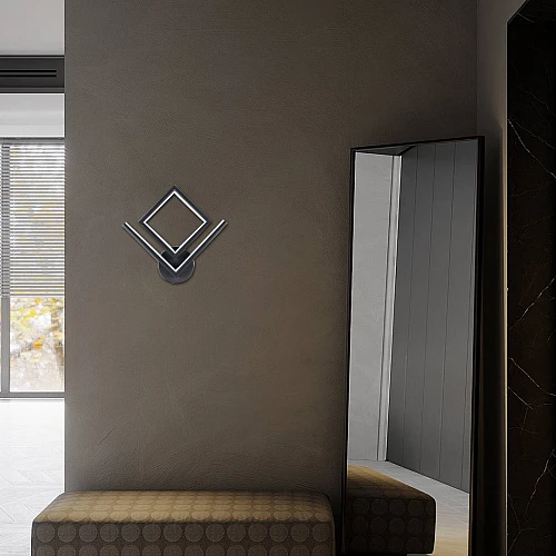 ابليك مودرن اسود لون الانارة 3 اضاءات واط 9