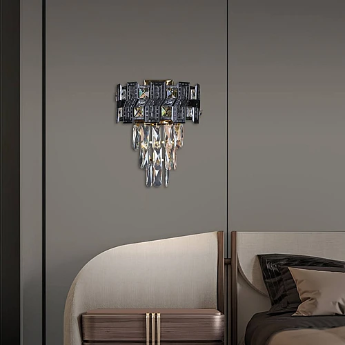 ابليك مودرن اسود +ذهبي E14*2