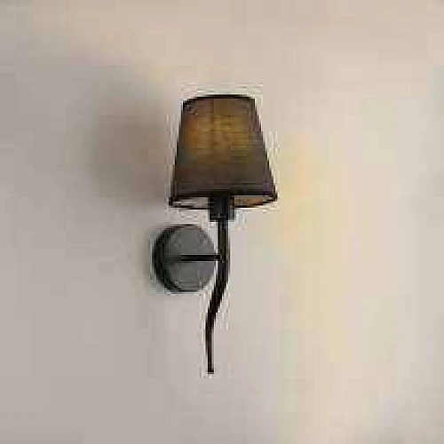 إضاءة جلو جليم جدارية مفرد مودرن اسود E14