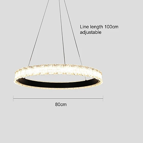 نجف مودرن اسود لون الانارة 3 اضاءات 105 واط قطر 80 سم نجف مودرن اسود لون الانارة 3 اضاءات 105 واط قطر 80 سم