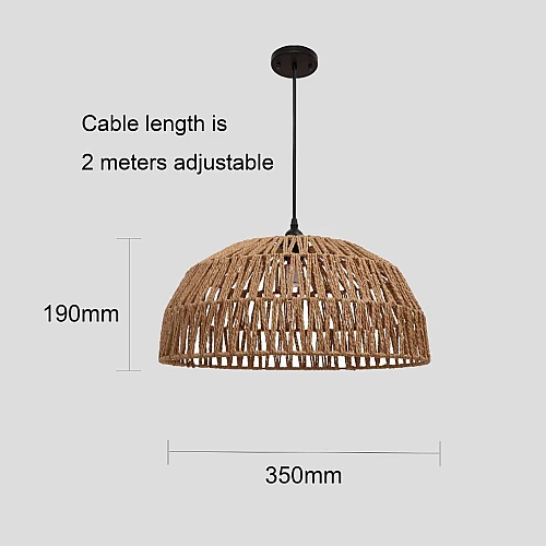 علاقي خيزران E27*1L قطر 350 ملم