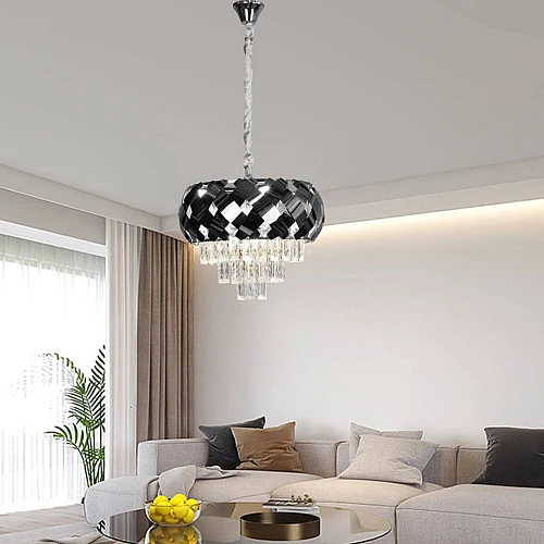 نجف مودرن فضي E14*5L قطر 40 سم نجف مودرن فضي E14*5L قطر 40 سم