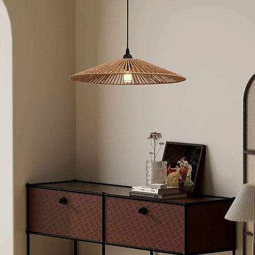 نجف مودرن بني E27*1 قطر 45 سم