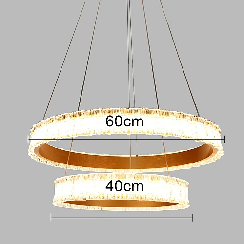 نجف مودرن ذهبي لون الانارة 3 اضاءات 400*600 125 واط