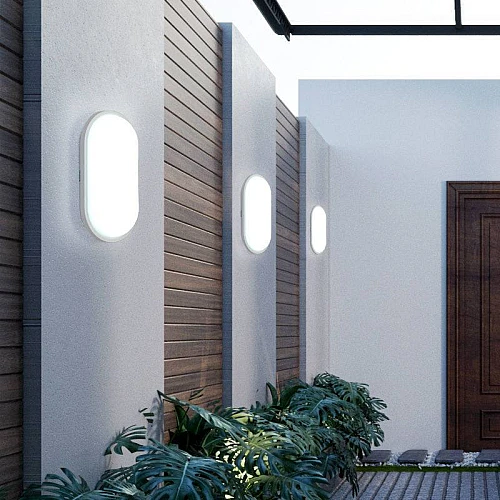 كشاف بيضاوي لون الإضاءة اصفر سادة 20 واط