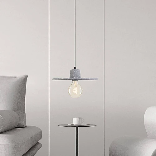 علاقي مودرن رمادي E27*1L قطر 300 ملم