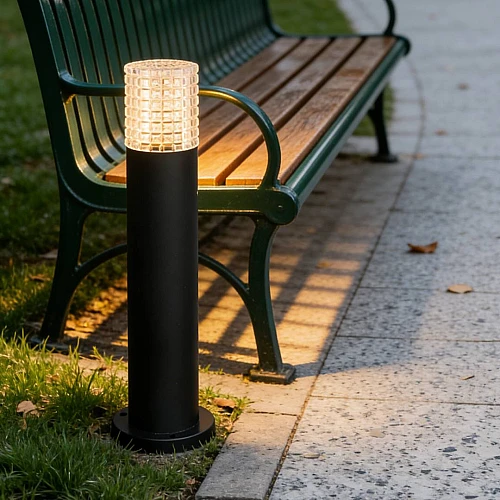 فانوس حديقة 60 سم اسود