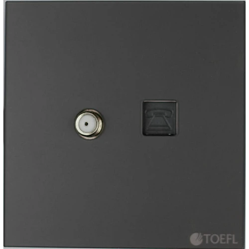 فيش كمبيوتر مع دش لون بيانو جرافيت رويال