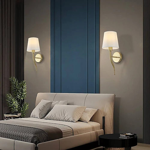 إضاءة جلو جليم جدارية مفرد مودرن زيتي E14