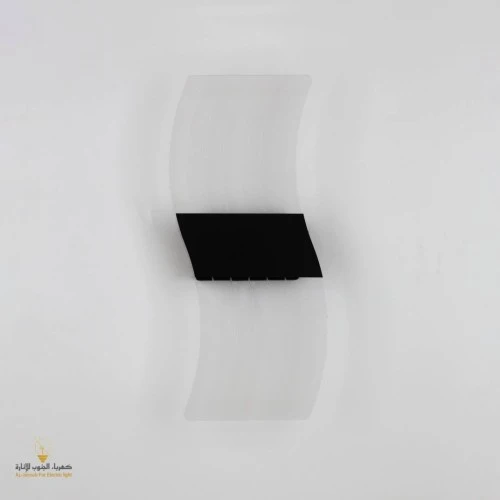  صورة منتج ابليك جداري مودرن اسود لون الانارة 3اضاءات 5 واط موديل WA/C5188/BK+3CO