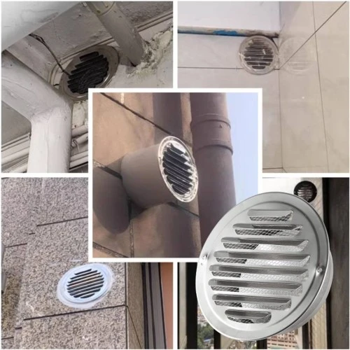 غطاء خرطوم مجرى هواء دكت ستيل مخرج مقاس قطر 6 بوصة