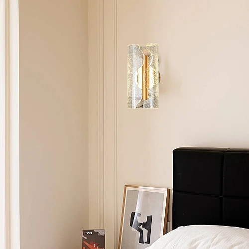 إضاءة ابليك حائط مودرن ذهبي لون الانارة 3 اضاءات واط 5