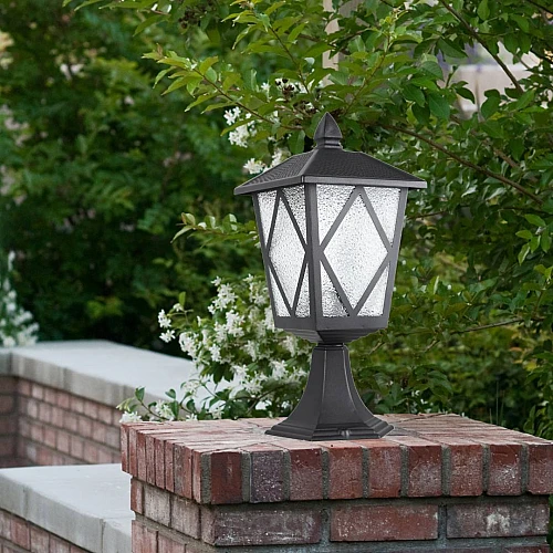 فانوس جلاسي غطاء لون اسود