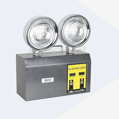 كشاف طوارئ جداري مزدوج العدسات همر