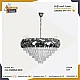 نجف مودرن فضي E14*15L قطر 80 سم نجف مودرن فضي E14*15L قطر 80 سم
