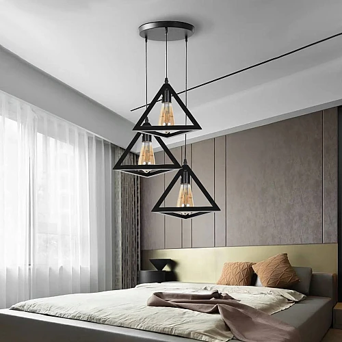 علاقي ثلاثي مودرن ابيض E27*3L