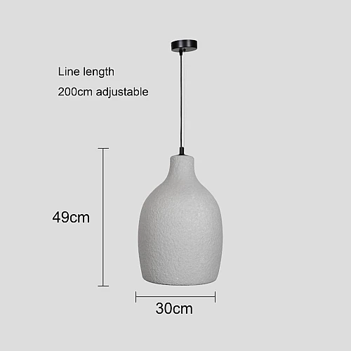 علاقي مودرن رمادي E27*1 قطر 30 سم