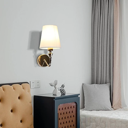 إضاءة أبليك حائط مودرن ذهبي E14*1L