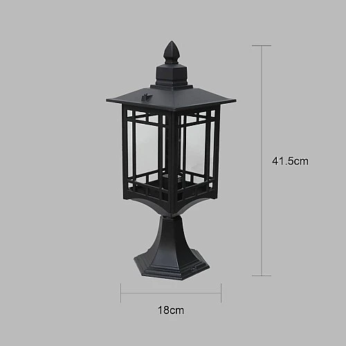  منتج فانوس جلاسي شفاف-6176S/BK+CL