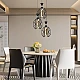 علاقي مودرن ثلاثي اسود E27*3L