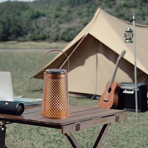 إضاءة زينة معلق للحدائق تعمل بالطاقة الشمسية