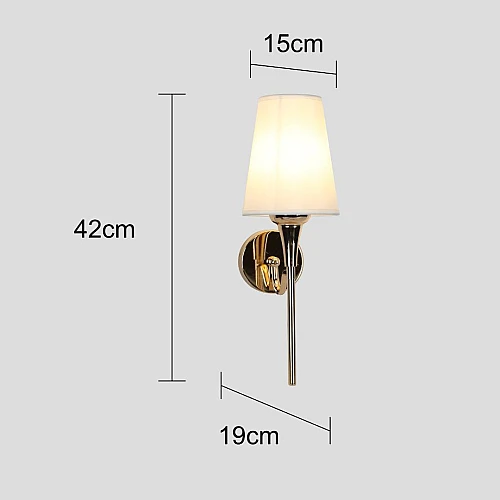  صورة منتج ابليك يعمل بالبطارية شحن Type-C مودرن ذهبي E14*1 موديل BA/E7165/1FGD