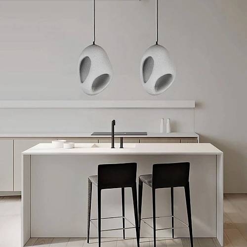 نجف علاقي مفرد مودرن رمادي E27*1L