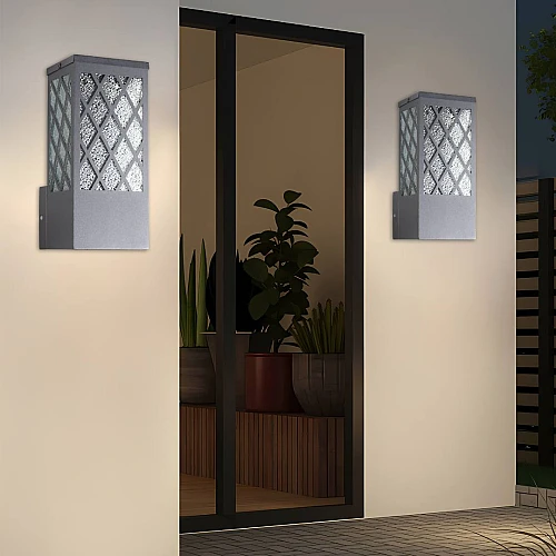 فانوس جداري خارجي اسود E27