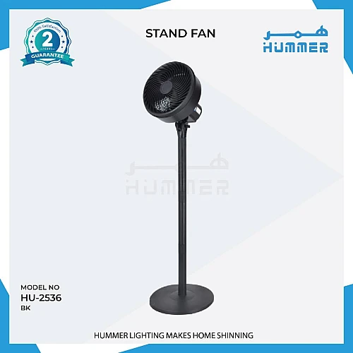 مروحة ستاند, مروحة مودرن, مروحة اسود, مروحة 75 واط, كهرباء الجنوب, HU2538/8K, تبريد