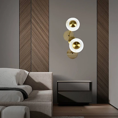 ابليك مودرن زيتي لون الانارة 3 اضاءات واط 9