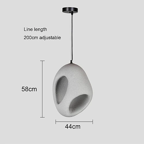 علاقي مودرن رمادي E27*1