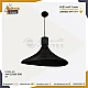 علاقي قش اسود E27*1L قطر 50 سم علاقي قش اسود E27*1L قطر 50 سم
