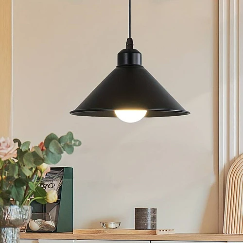 ثريات معلقة حديثة من الحديد الزهري بقاعدة لمبة E27 لغرفة الطعام والبار والمطبخ والرواق اسود + ابيض