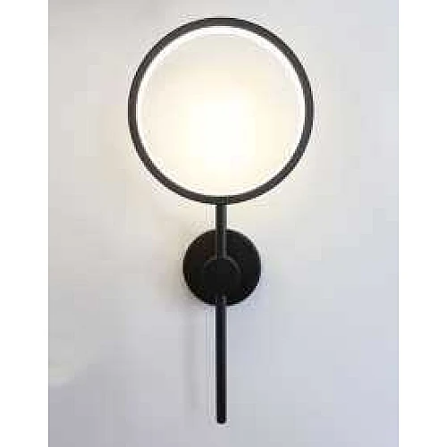  صورة منتج إضاءة ألترا جلو حائط مفرد اسود مع لون الانارة 3اضاءات متغيرة موديل WA/B4688/1BK+3CO