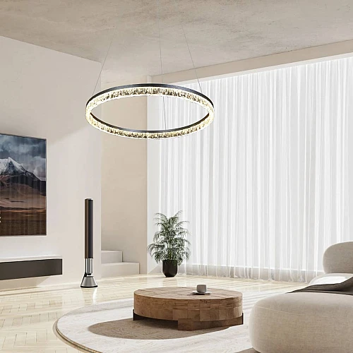 نجف مودرن ا فضي لون الانارة 3اضاءات 42 واط مقاس 60 سم