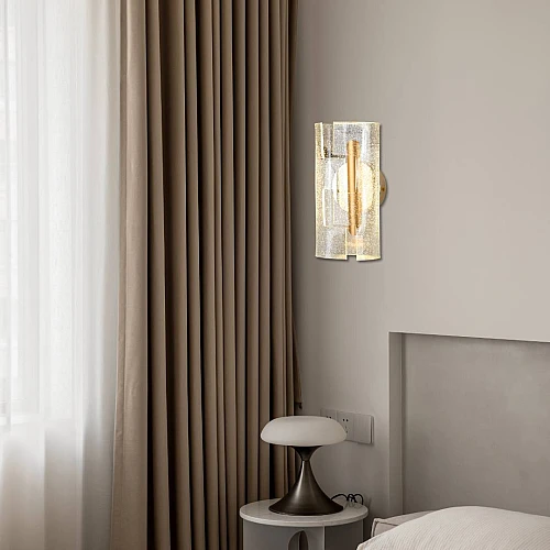 إضاءة ابليك حائط مودرن ذهبي لون الانارة 3 اضاءات واط 5